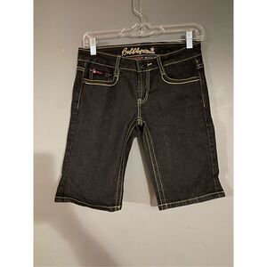 Bubblegum Black Denim Bermuda Shorts Size 5/6